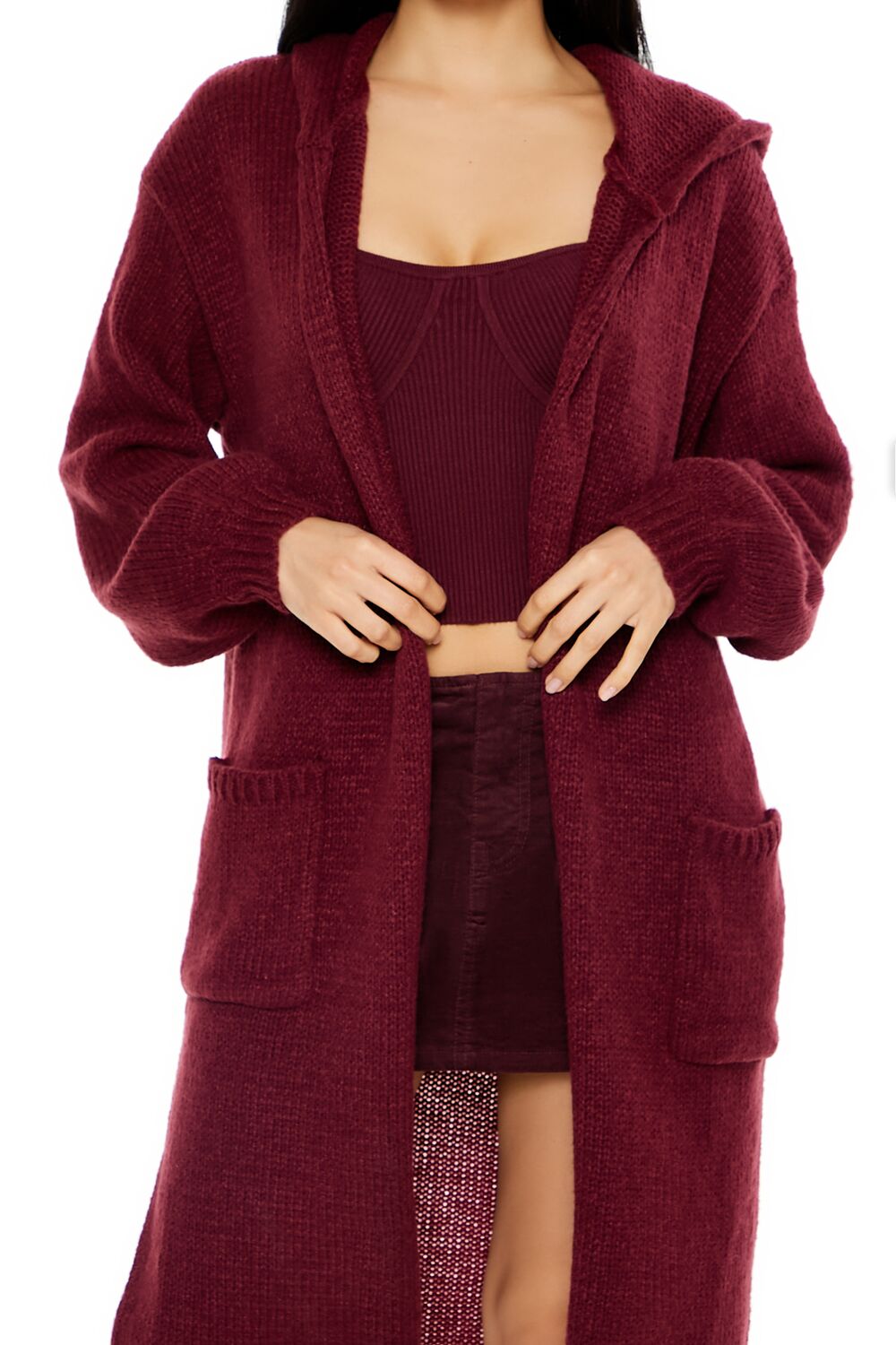 Hooded Cardigan Sweater