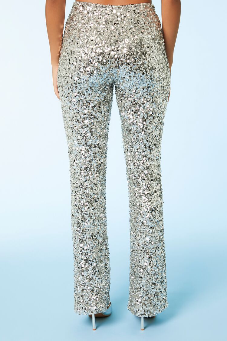 Sequin Flare Pants