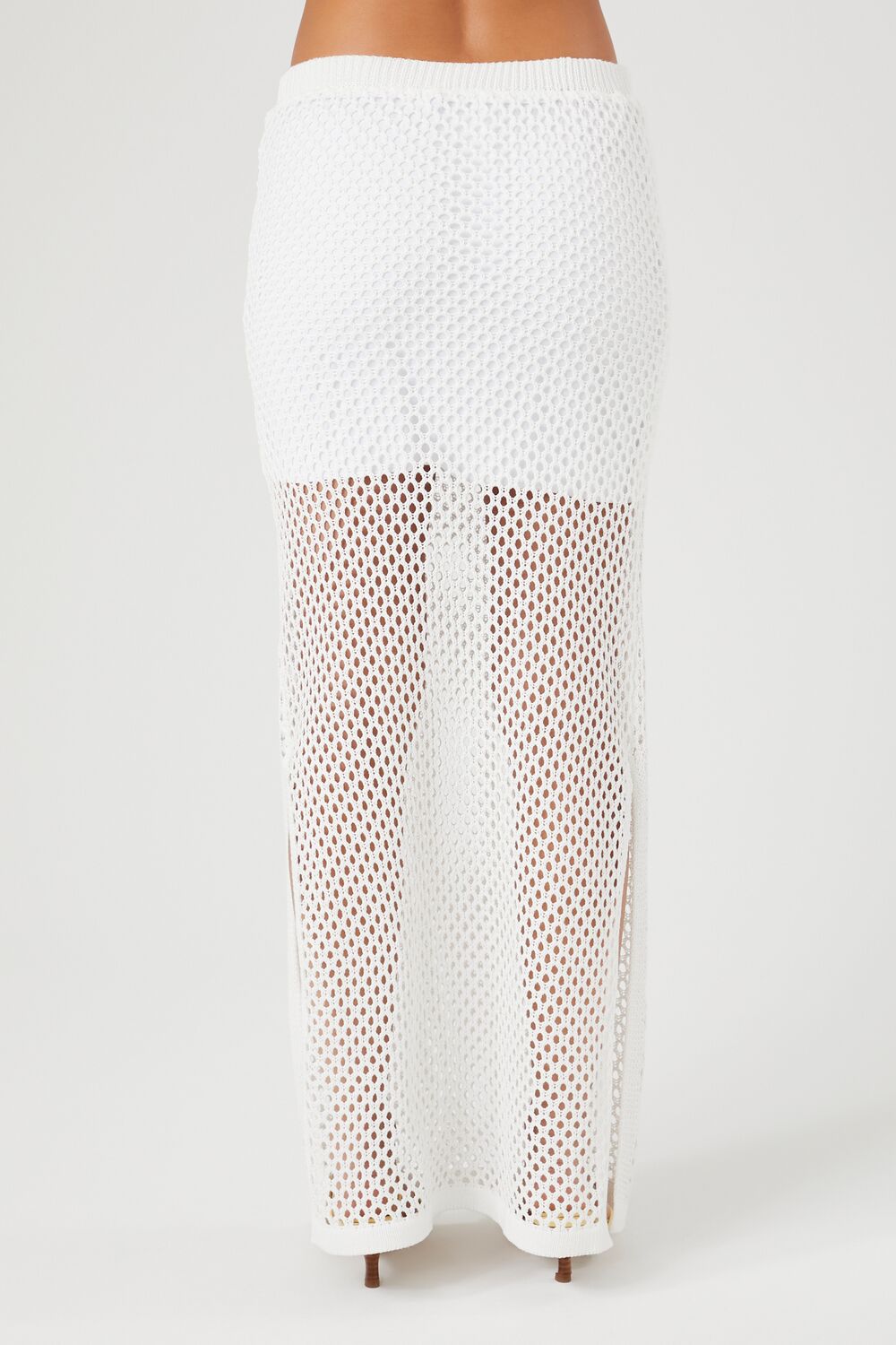 Sheer Crochet Maxi Skirt