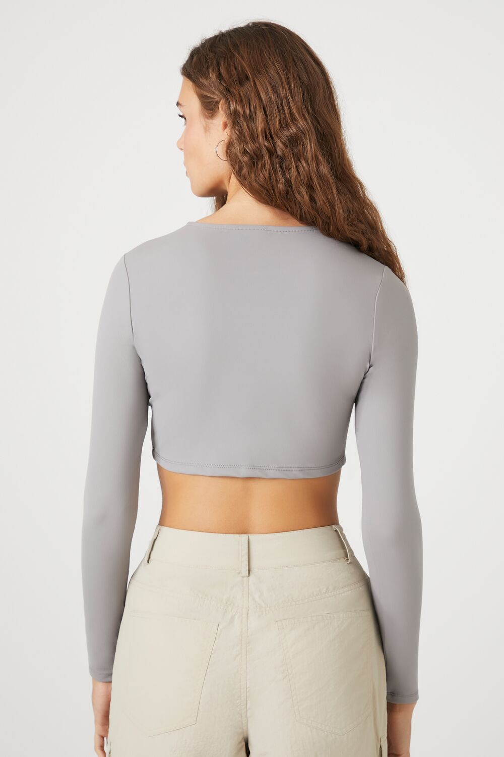 Sculpt Shape Long-Sleeve Crop Top