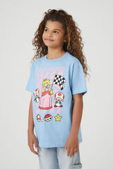 Girls Mario Kart Graphic Tee (Kids)