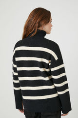 Striped Turtleneck Sweater