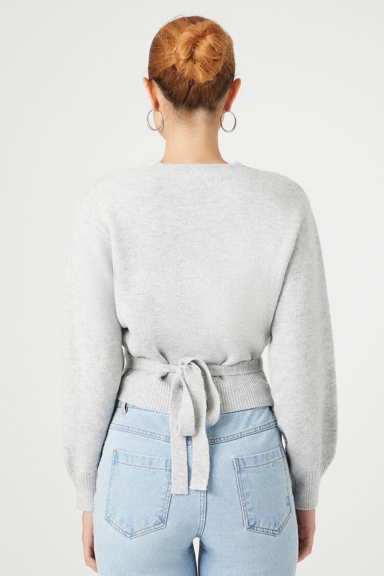 Tie-Back Wrap Sweater