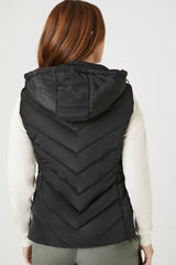 Hooded Quilted Puffer Vest
