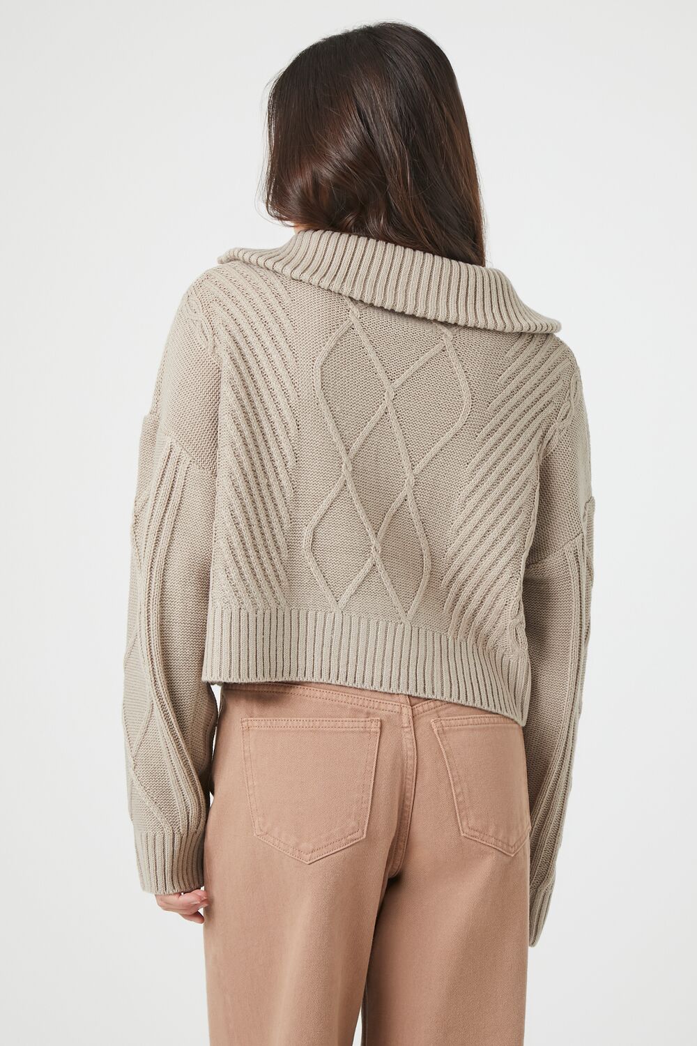 Half-Zip Ribbed Sweater