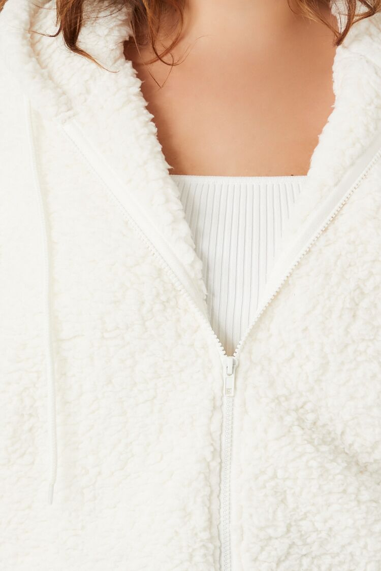 Plus Size Faux Shearling Jacket