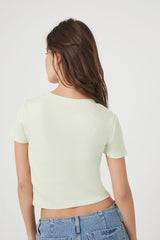 Cotton-Blend Crew Tee