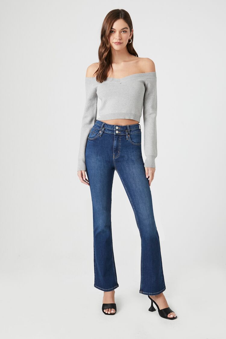 Denim High-Rise Bootcut Jeans