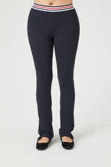 Striped High-Rise Leggings
