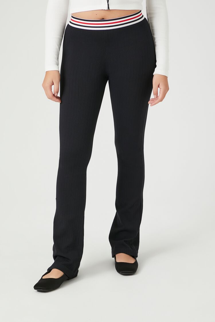 Striped High-Rise Leggings