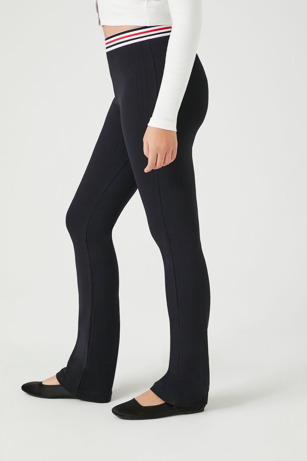 Striped High-Rise Leggings
