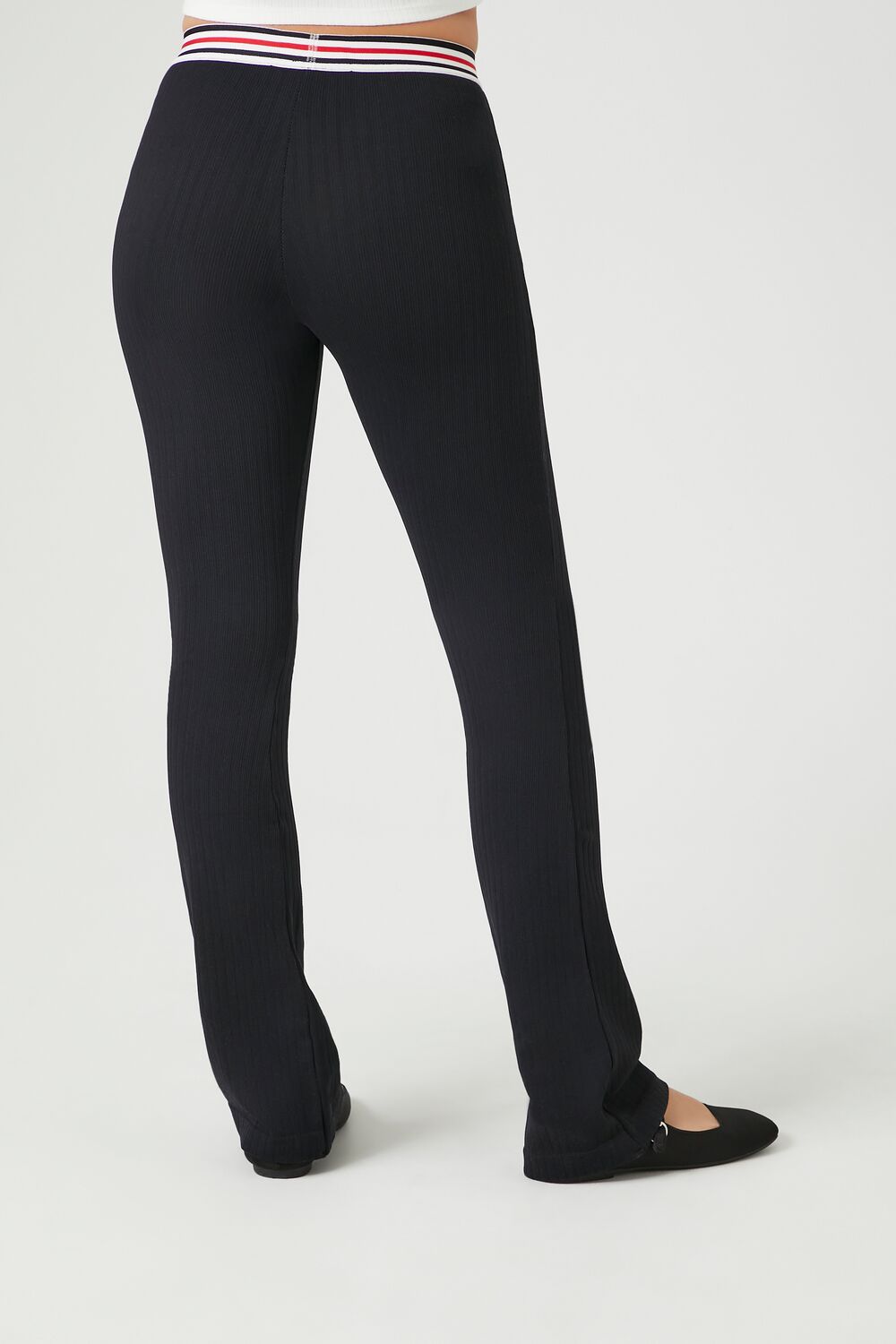Striped High-Rise Leggings