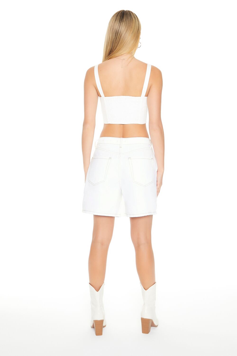 Denim Bermuda Shorts