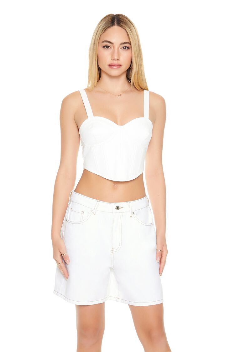 Denim Bermuda Shorts