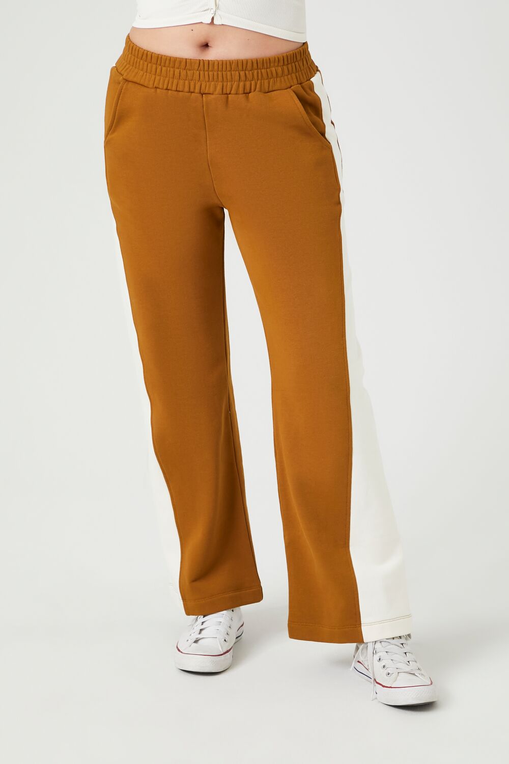 French Terry Side-Striped Pants