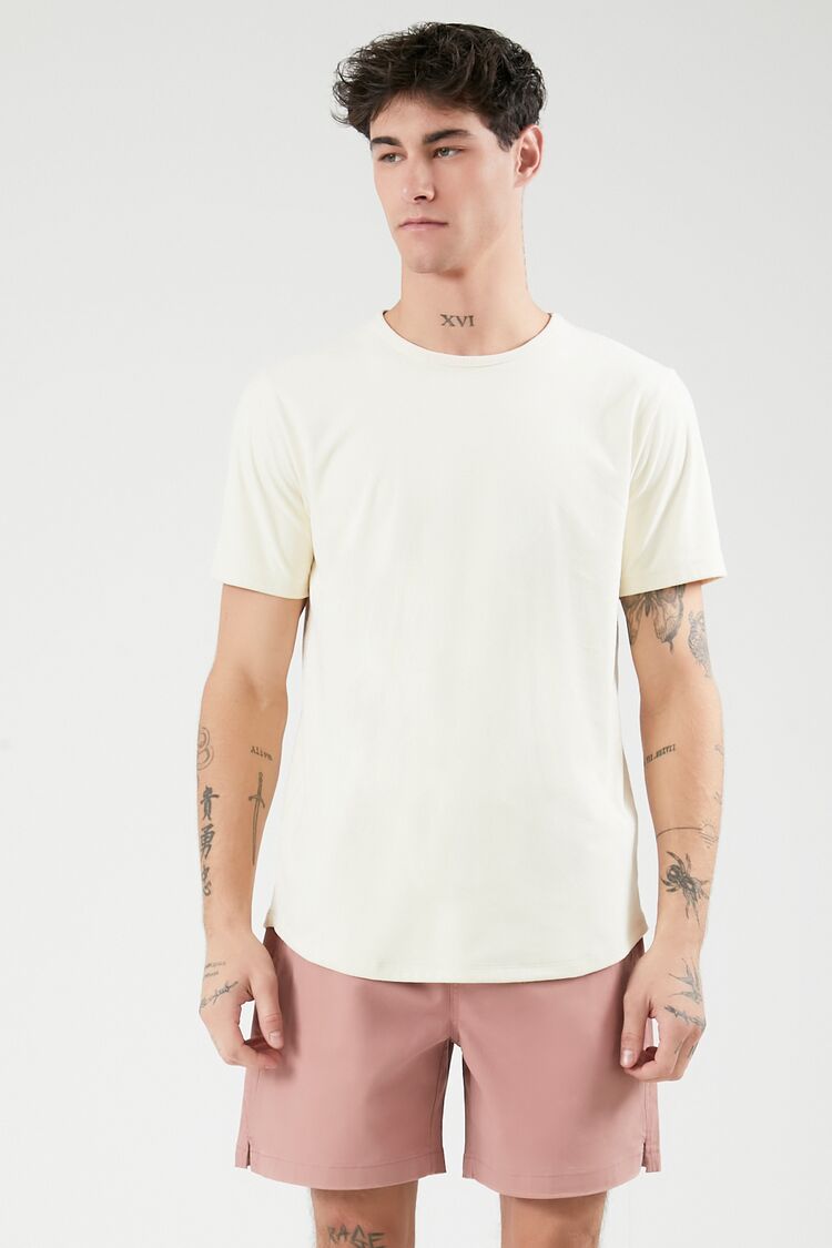 Vented-Hem Drawstring Shorts