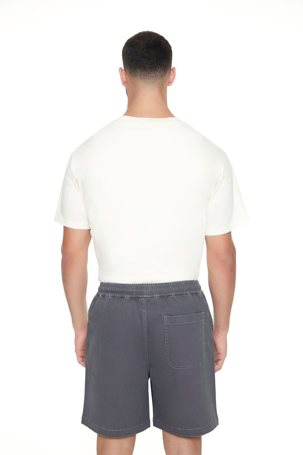 Vented-Hem Drawstring Shorts
