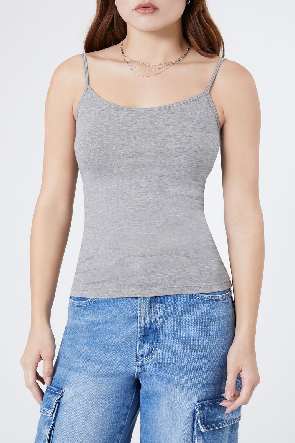 Cotton Scoop Neck Cami