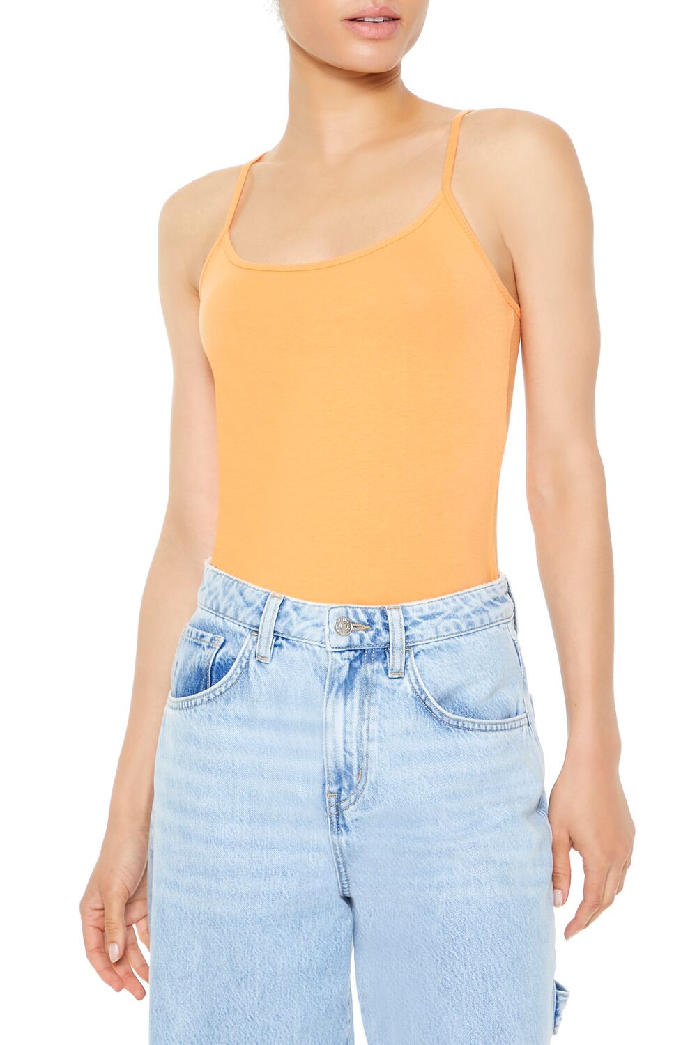 Cotton Scoop Neck Cami