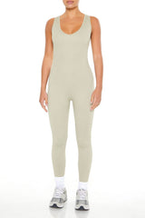 Sleeveless V-Neck Jumpsuit