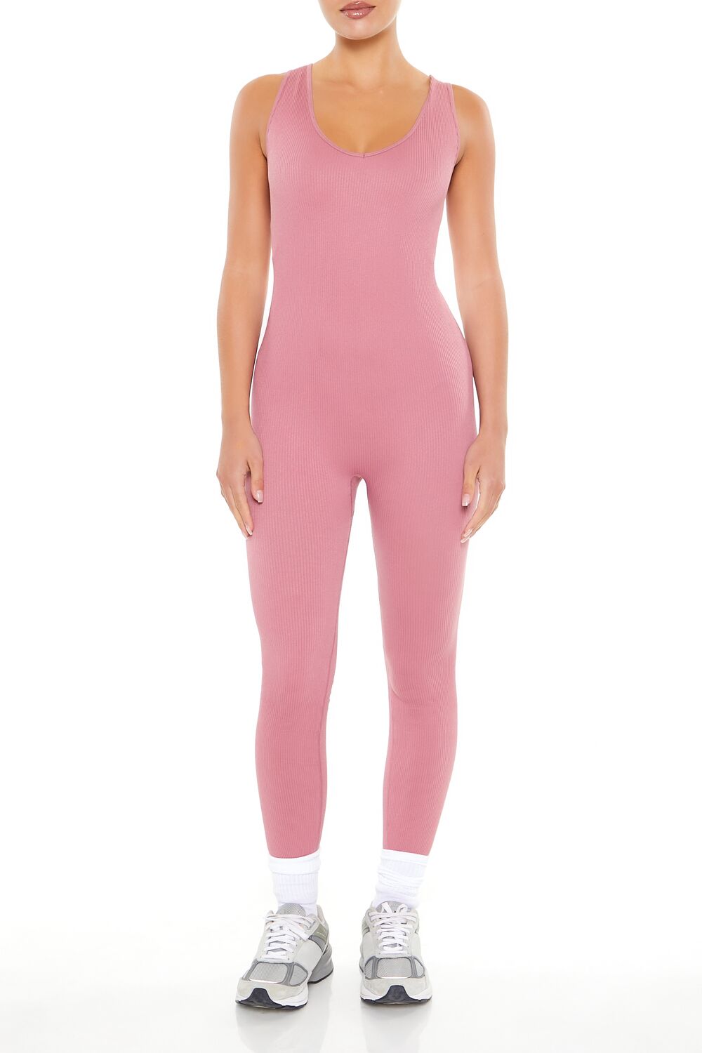 Sleeveless V-Neck Jumpsuit