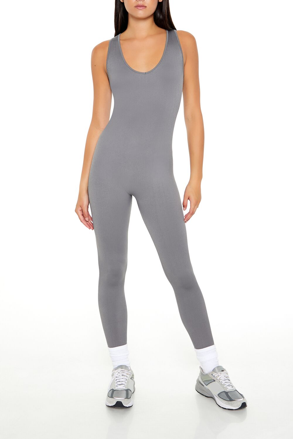 Sleeveless V-Neck Jumpsuit