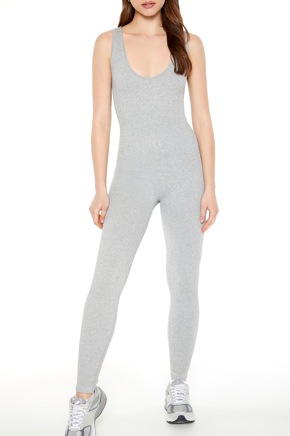 Seamless Scoop-Neck Tank Jumpsuit