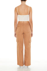 Twill Low-Rise Cargo Pants