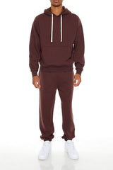 Drawstring Cotton-Blend Hoodie