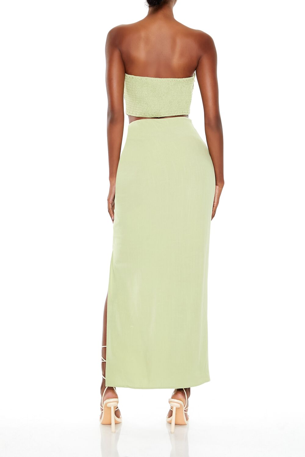Tube Crop Top & Maxi Skirt Set