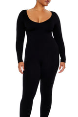 Plus Size Seamless Jumpsuit