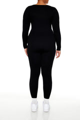 Plus Size Seamless Jumpsuit