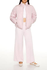 Quilted Zip-Up Puffer Jacket
