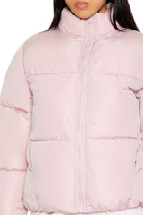 Quilted Zip-Up Puffer Jacket