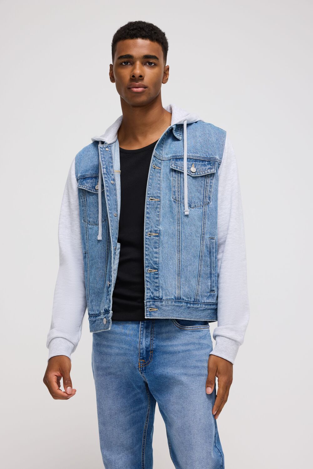 Denim Trucker Combo Jacket