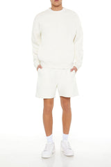 Drop-Sleeve Crew Pullover