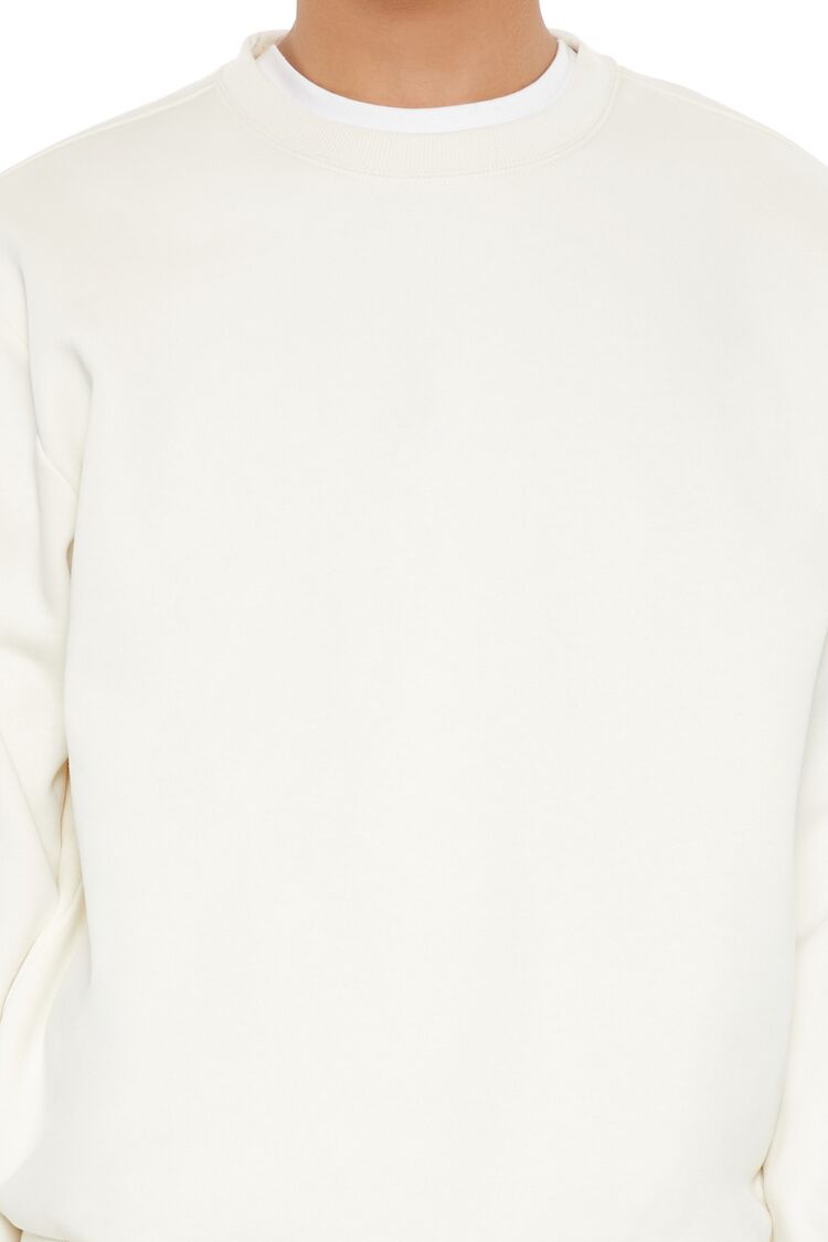 Drop-Sleeve Crew Pullover
