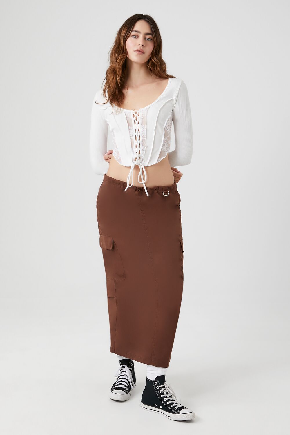 Cargo Maxi Skirt