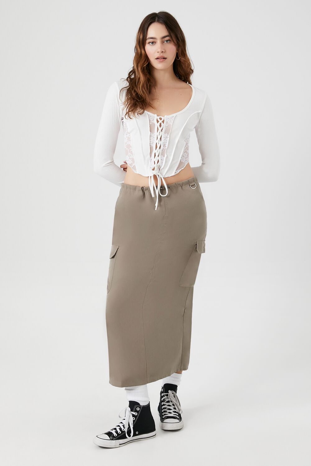 Cargo Maxi Skirt