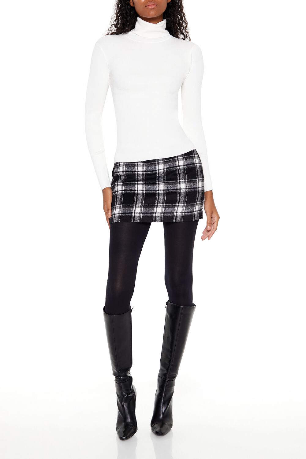 Fitted Turtleneck Sweater