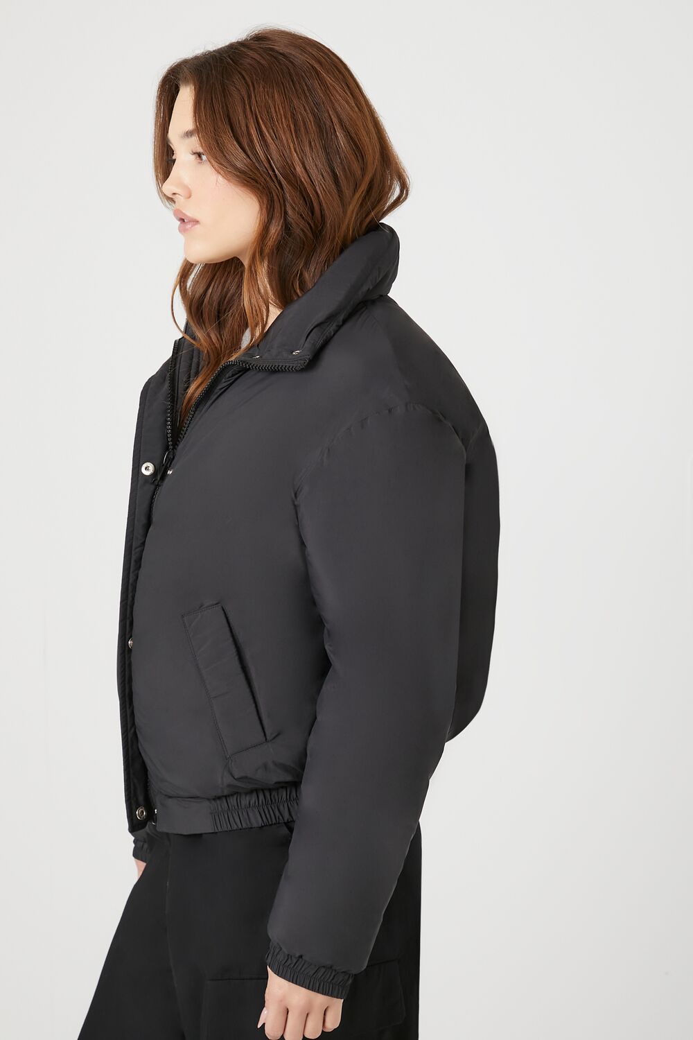 Funnel Neck Puffer Jacket