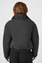 Funnel Neck Puffer Jacket