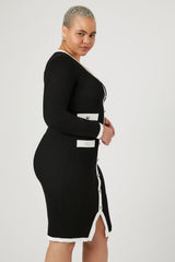 Plus Size Bodycon Midi Dress