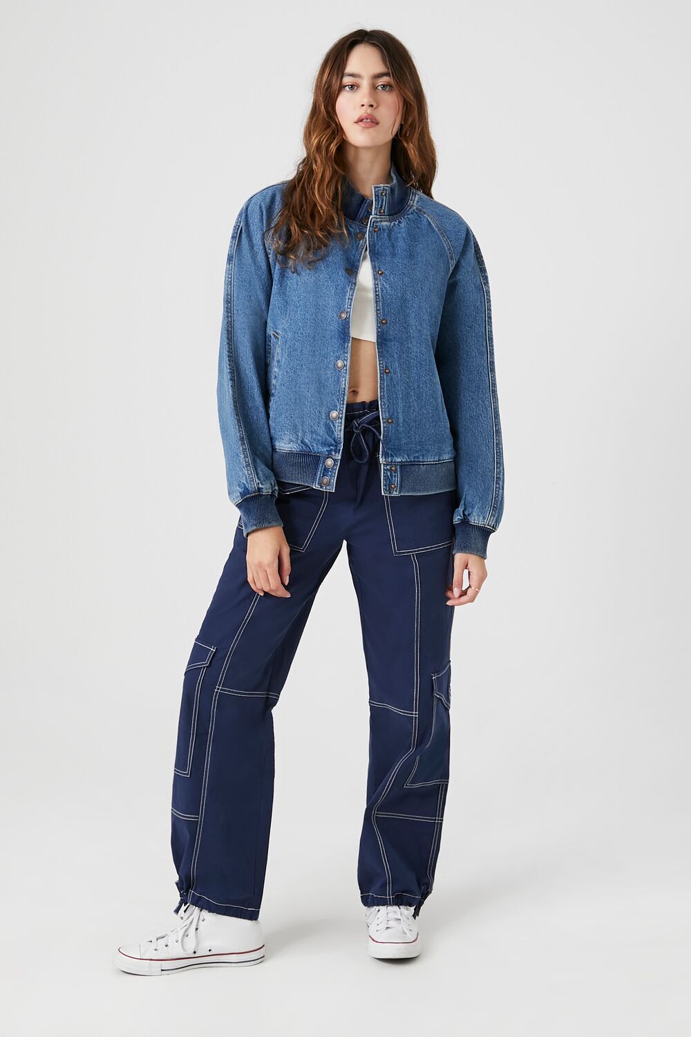 Denim Bomber Jacket