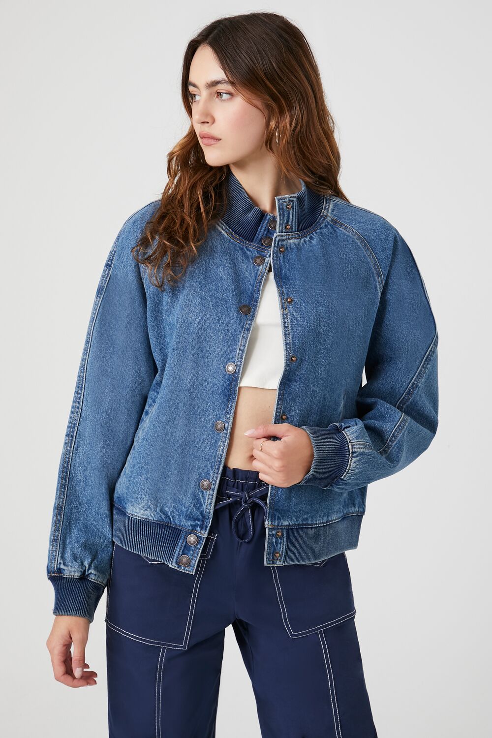 Denim Bomber Jacket