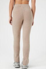 Sweater-Knit Straight Pants
