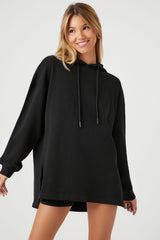 French Terry High-Low Hoodie