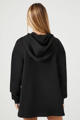 French Terry High-Low Hoodie