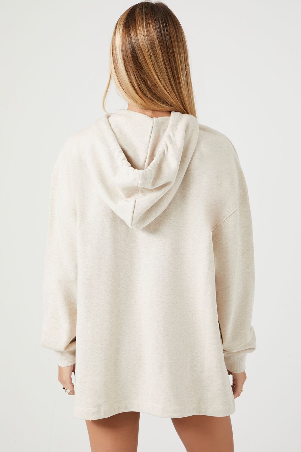 French Terry High-Low Hoodie