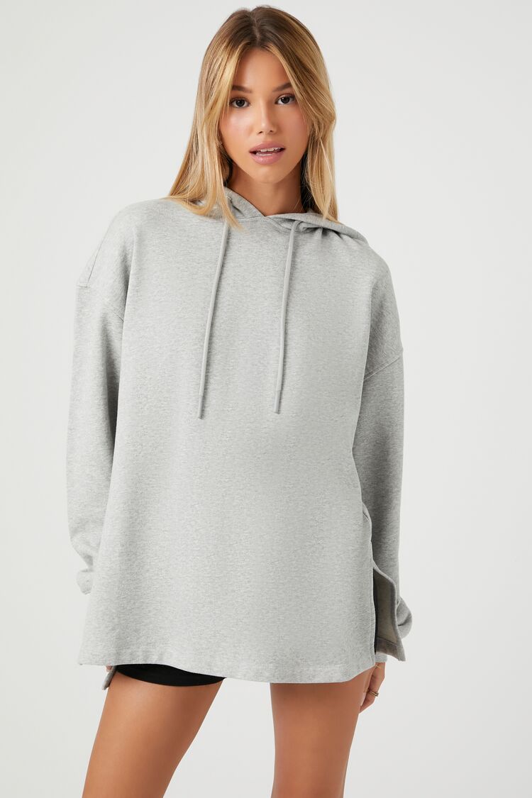 French Terry High-Low Hoodie